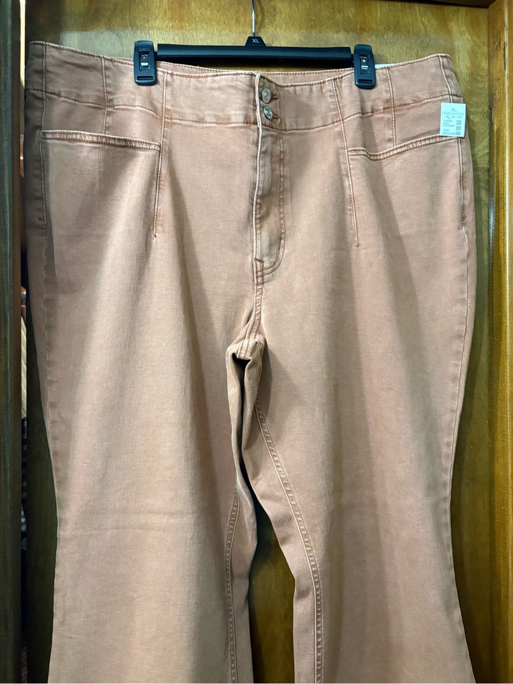 NWT Maurices Flared Jeans in Dusty copper 24W